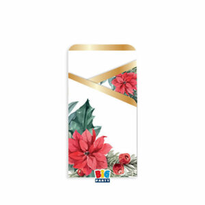 Portaposate Chic Poinsettia 8 pezzi *