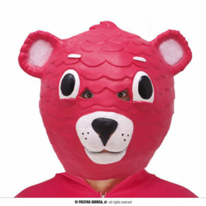 MASCHERA ORSO ROSA IN LATTICE*