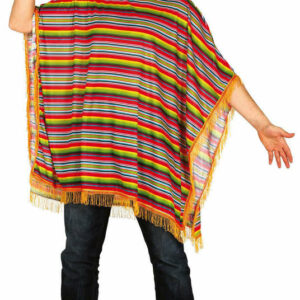 PONCHO MESSICANO ADULTO TAGLIA L 52-54*