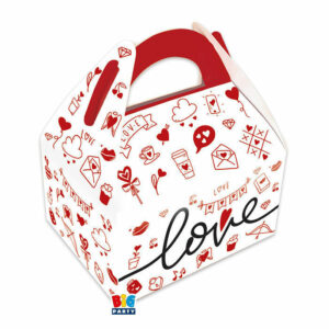 Happy Box 15x18x11 cm Love 6 pezzi *