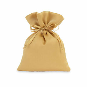 Sacchetto portaconfetti 10×14 cm Raso Oro *