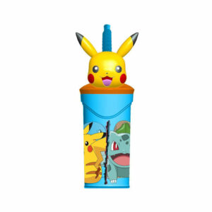 Pokemon Bicchiere con cannuccia 3D Tritan 360 ml *