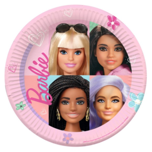 Piatti 23 cm Barbie Sweet Life conf da 8 pz