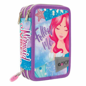 GoPop Astuccio 3 Zip Mermaid *