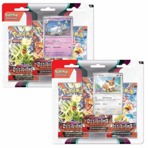 Pokemon Scarlatto e Violetto SV3 Ossidiana Infuocata 3 Pack Blister *