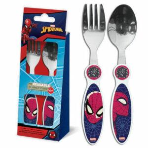 Spiderman set 2 posate in acciaio *