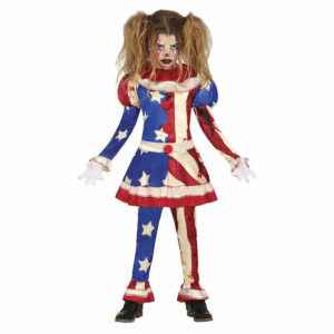 Costume Clown Patriota 7/9 anni *