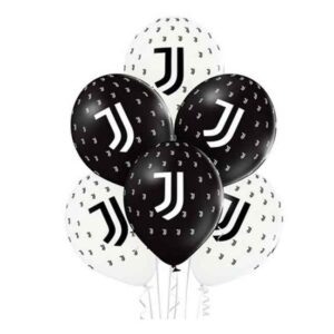 Palloncini Lattice 12″ Juventus Ufficiale 12 Pezzi *