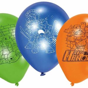 Palloncini in Lattice Tartarughe Ninja 6 pz