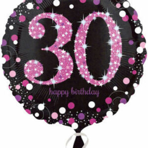 Palloncino Mylar 18” 30 Anni Pink