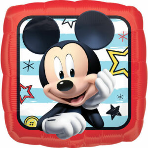 Palloncino Mylar 45 cm Quadrato Topolino – Mickey Mouse