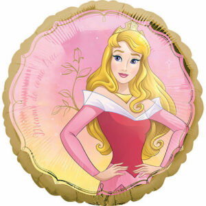 Palloncino Mylar 43 cm Principessa Disney Aurora Oro