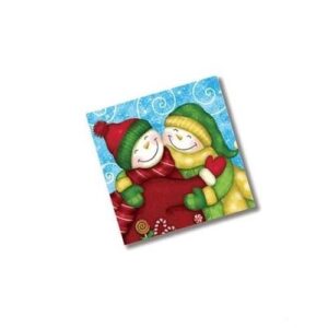 Tovaglioli Wintertime Greetings 16 pz – 25×25 cm