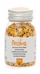 STELLINE IN ZUCCHERO DORATE 60 gr *