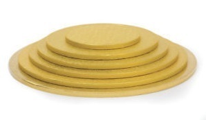 Cake Board Oro diametro 36 cm spessore 1,2 cm *