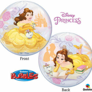 Palloncino Bubbles Disney Principessa Belle Ø 56 cm