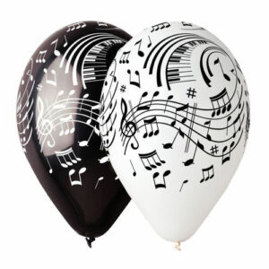 Palloncini in Lattice 12” Note Musicali 100 pz