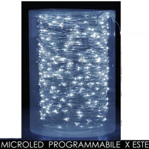 Filo 500 Microled 8 Giochi di Luce per Esterno Bianco Freddo *