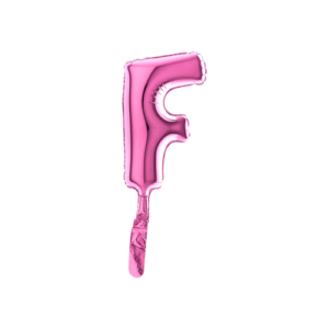 Palloncino Mylar Micro 18 cm Fuxia Lettera F*