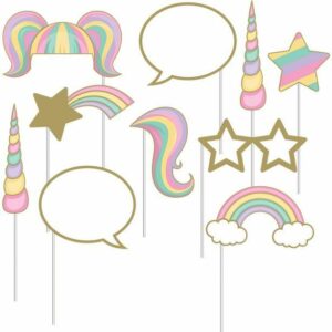 Photo Booth Fantasia Unicorno 10 pz