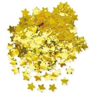 Coriandoli in Foil Stelle diametro 2 cm Oro Metal 50 gr *