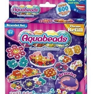 Aquabeads – Abbaglianti Braccialetti oltre 500 perline in 8 colori *