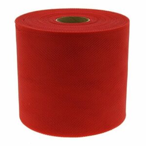 TULLE ROSSO 12,5 cm x 100 mt*