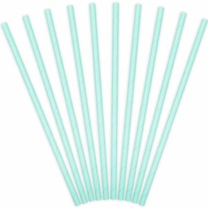 Cannucce in carta 19,5 cm Azzurro Pastello 10 pz *