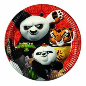 PIATTO KUNG FU PANDA 23 CM 8 pz *