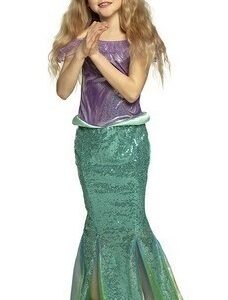 Costume Carnevale Principessa Sirena 7-9 anni *