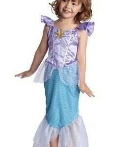 Costume Carnevale Bimba Sirena 3-4 anni *