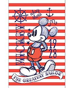 Telo Mare Microspugna 67×137 cm Topolino Disney *