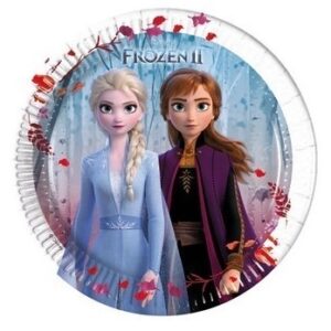 Piatto in carta 20 cm Frozen II 8 pz *