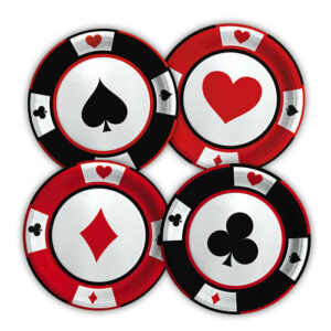 Piatti 18 cm Big Poker 8 pz *