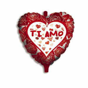 Palloncino Mylar Cuore Ti Amo 45 cm*