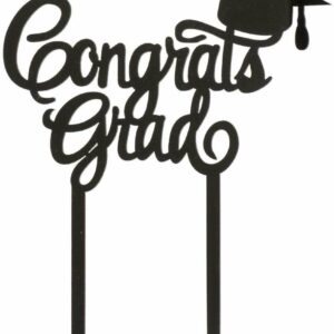 Cake Topper Congrats Grad *