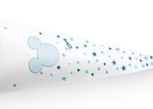 Cono in Cartoncino Busta 19 cm Topolino Stars 10 pz *