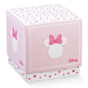 Scatolino in Cartoncino Fleur 9×9 cm altezza 9 cm Minnie Stars 10 pz*