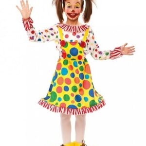 Costume Carnevale Bambina Clown 7-9 anni*