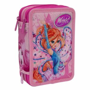 Astuccio 3 Zip Winx con Accessori