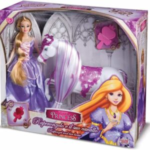 Princess Rapunzel 30 cm con cavallo *