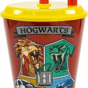 Harry Potter Bicchiere 430 ml con cannuccia *