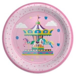 Piatti 18 cm Carousel Party 8 pz *