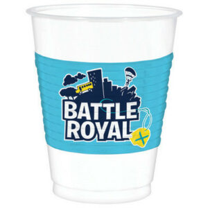 Bicchieri in Plastica Grandi 473 ml Battle Royal – Fortnite – 8 pz *