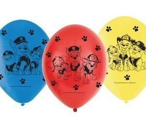 Palloncini in Lattice 23 cm Paw Patrol 6 pz