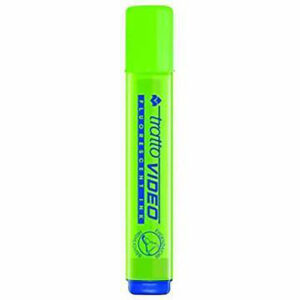 Tratto Evidenziatore Fluorescente Lime con punta a scalpello*