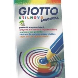 Giotto Stilnovo Acquerell astuccio da 12 pastelli acquerellabilii*