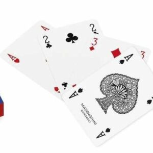 Carte Poker Cavallino Dorso Rosso Plastica 100% *