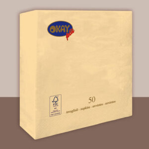 TOVAGLIOLI 33×33 CHAMPAGNE 50 pz*