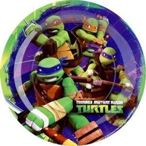 NINJA TURTLES 8 PIATTI 23 cm *